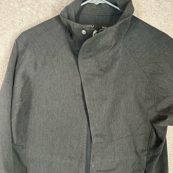 Nau Jacket Mens Medium  Full Zip Stand Collar Organic Cotton Blend Lightweight - Picture 4 of 13